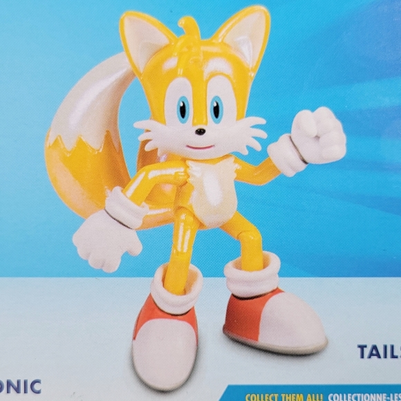 Sonic The Hedgehog Team Collection 4" Iridescent Knuckles Tails Super Sonic Set - Picture 8 of 8